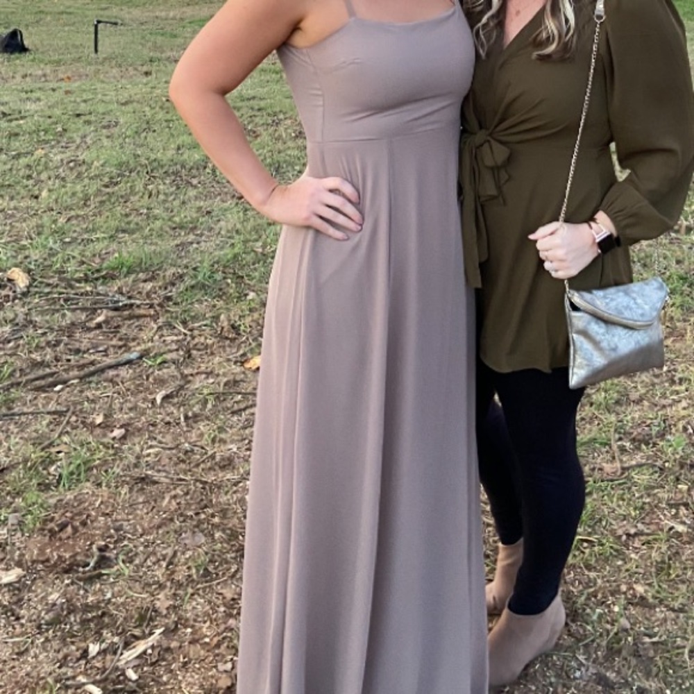 Lauren tie maxi dress